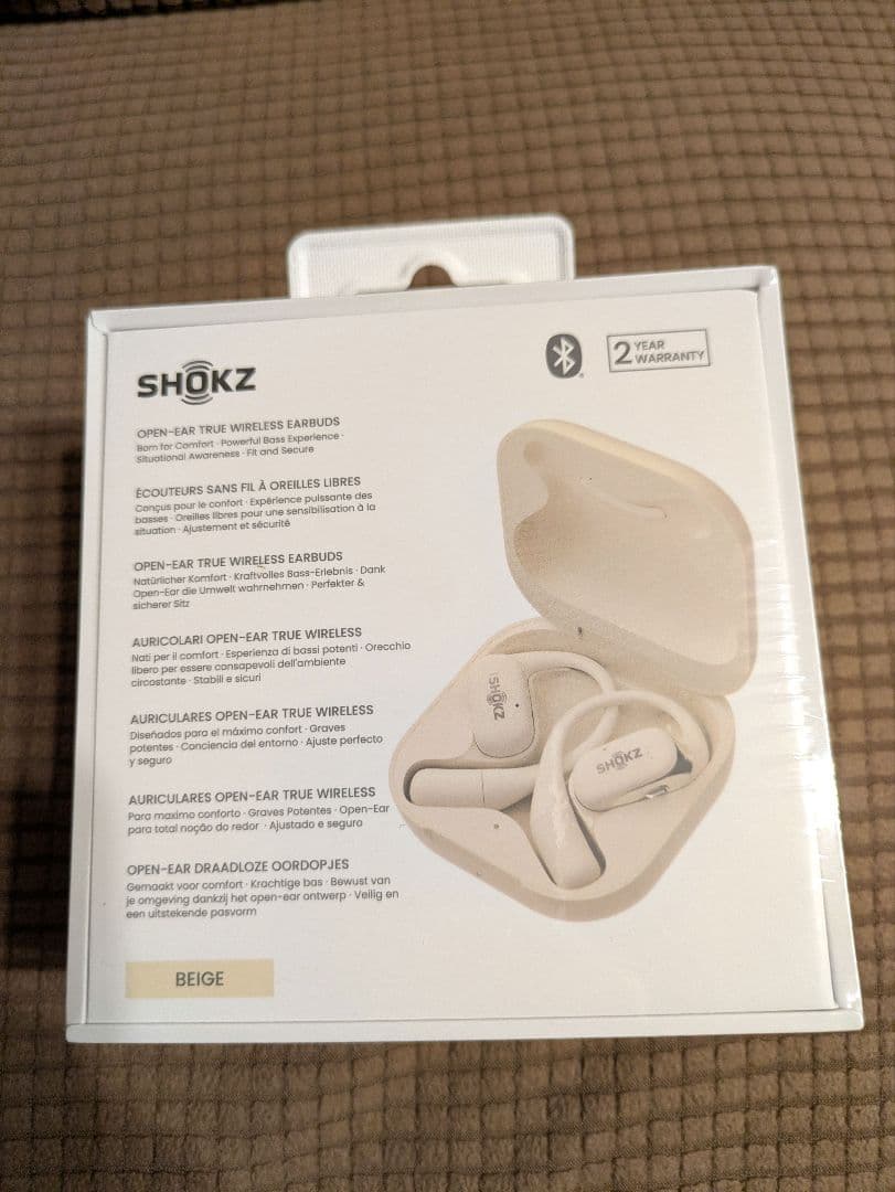 新品未開封　SHOKZ OPENFIT ベージュ