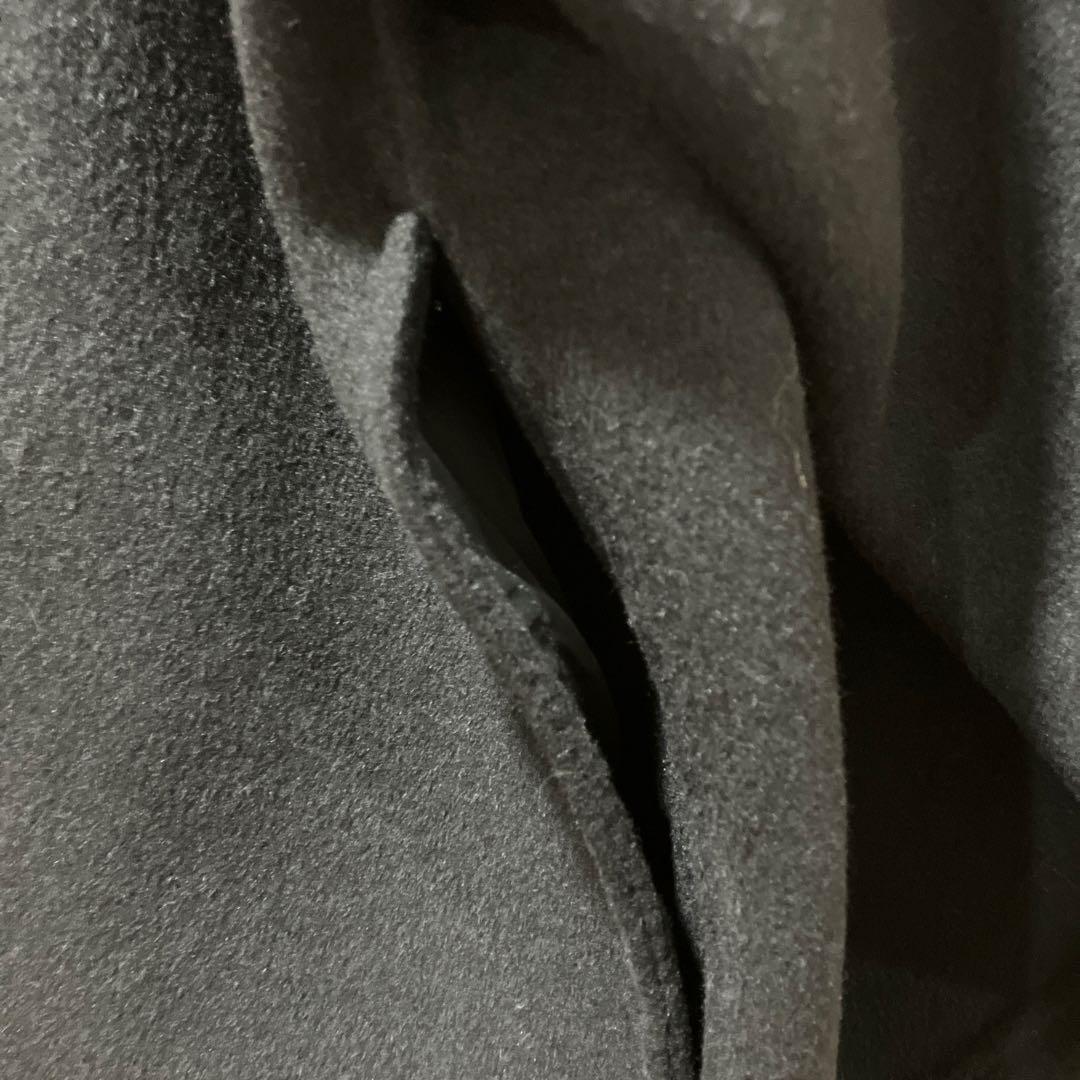 sasaki様　　新品未使用　CHAROL 黒 ハーフコートマフラー付