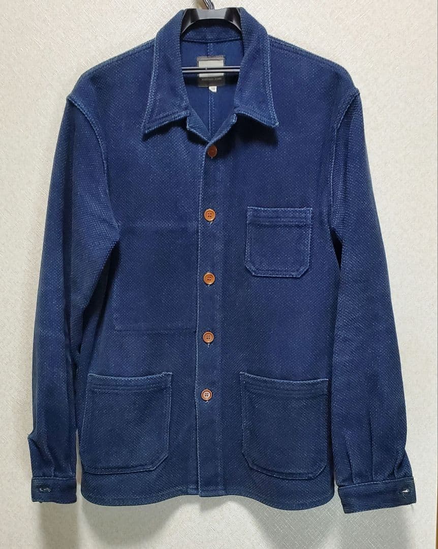 桃太郎ジーンズ　刺し子 フレンチ ワークジャケット