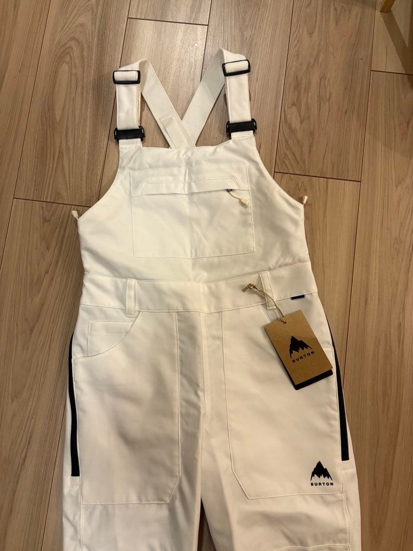 BURTON ビブパンツ ホワイト 2026年秋冬モデル