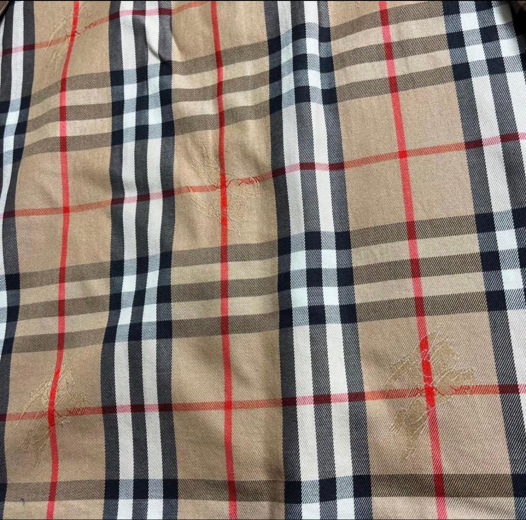 バーバリー　レザートレンチコート ベージュブラウン　ショート丈　11号Lサイズ