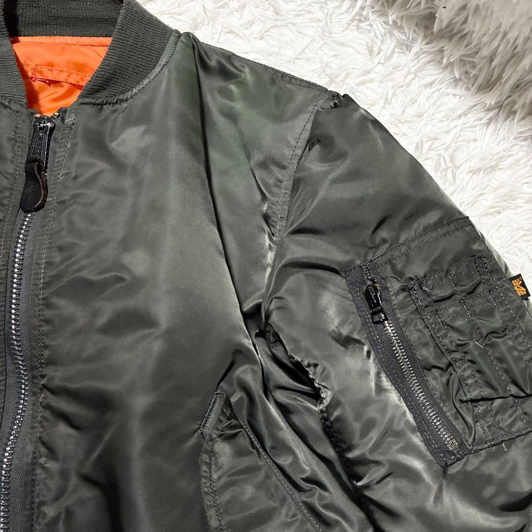 USA製【アルファインダストリーズ】MA-1フライトジャケット Mサイズ