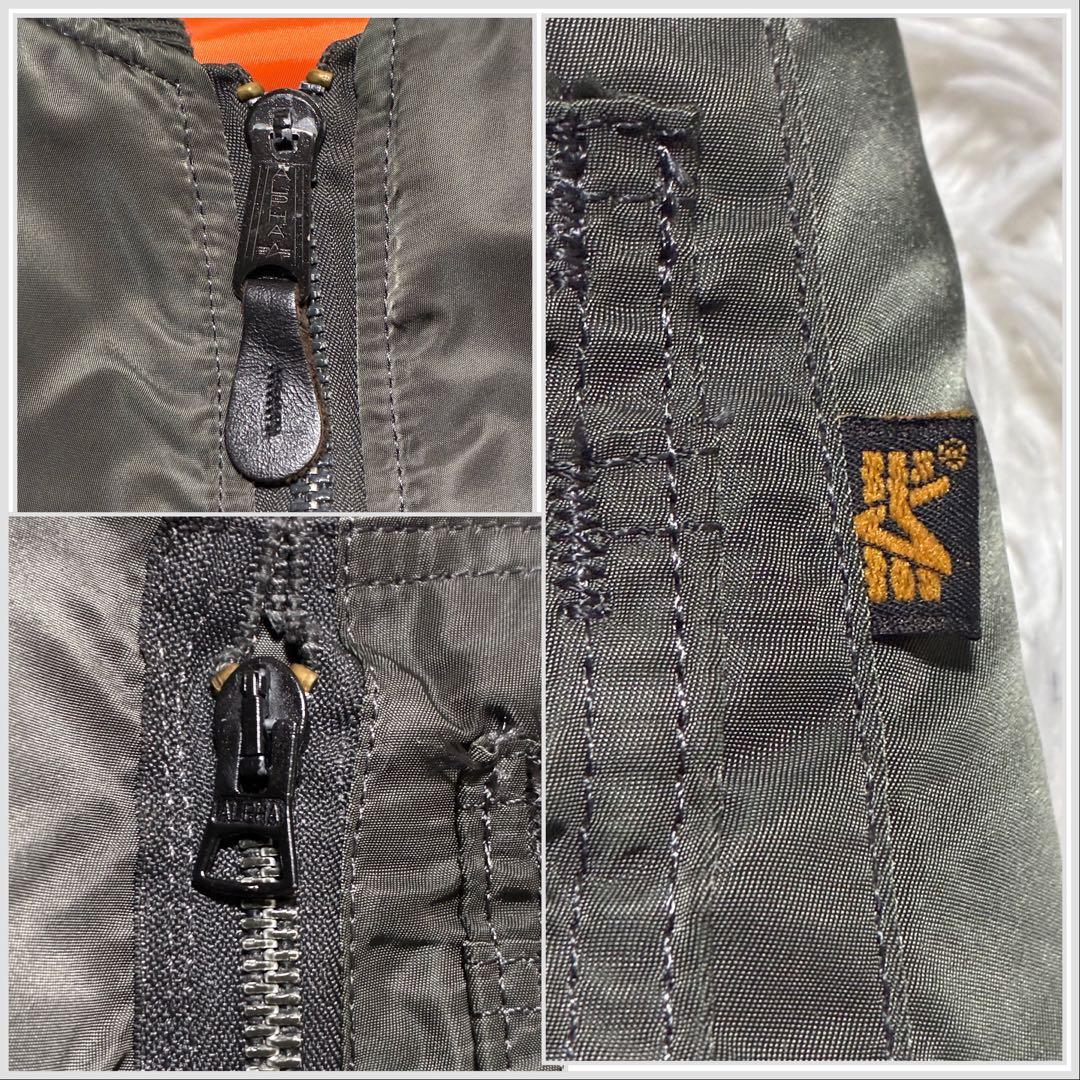 USA製【アルファインダストリーズ】MA-1フライトジャケット Mサイズ