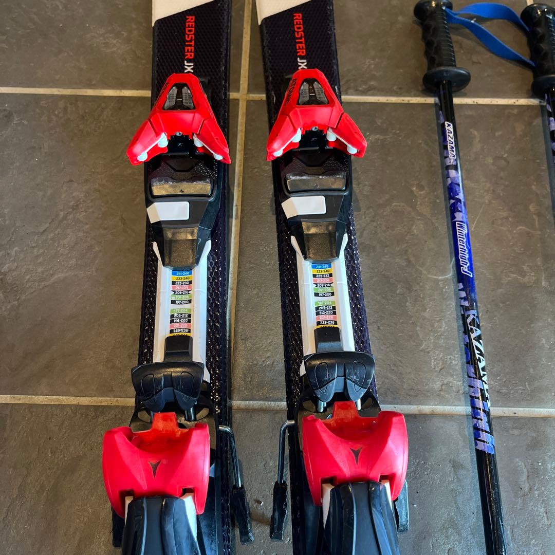 ATOMIC スキー板 110cm／KAZAMA ストック セット