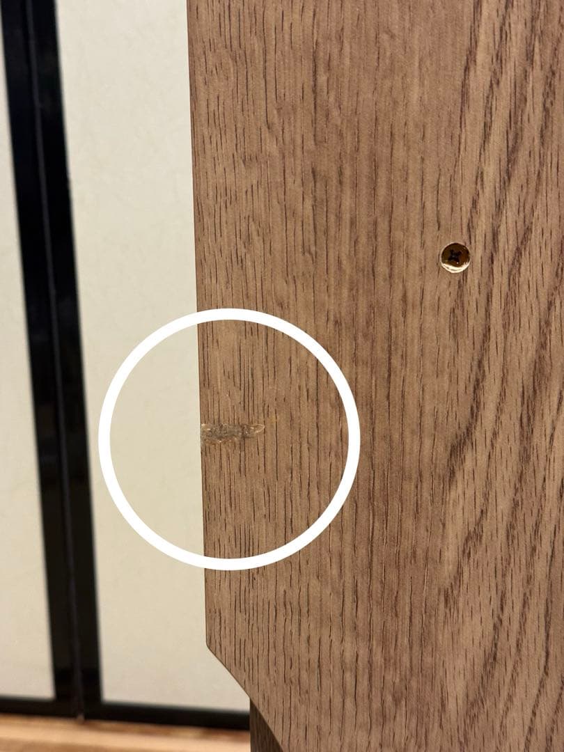 LOWYA ナチュラルウッド ローテーブル 引き出し付き