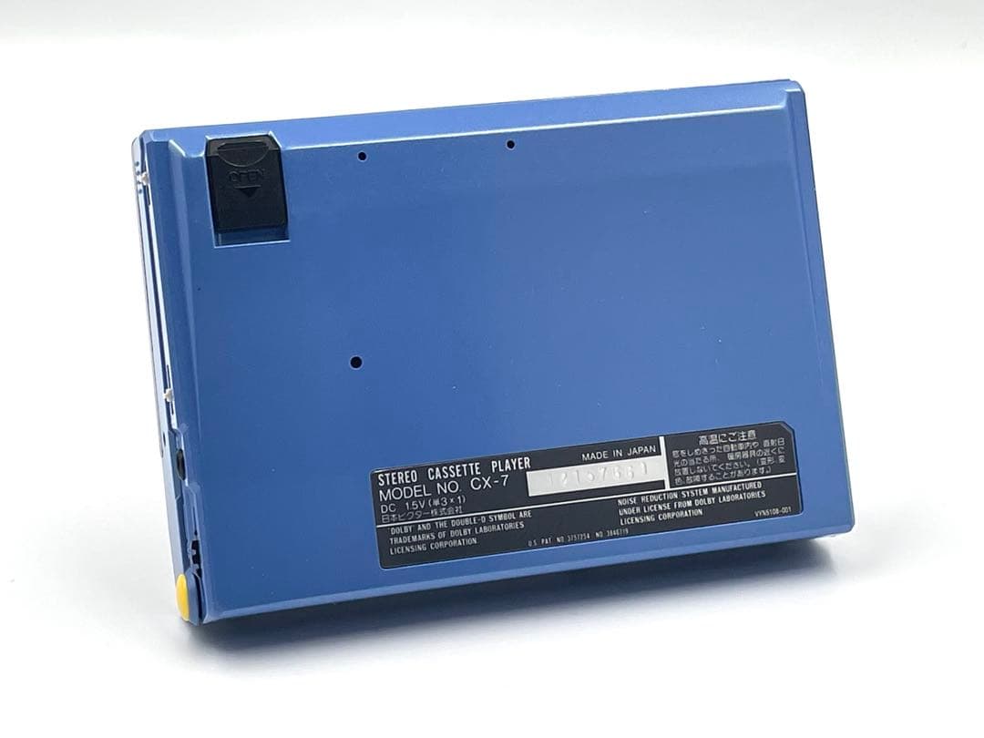 ジャンク　外観美品　victor CX-7 TEPEE カセットプレーヤー