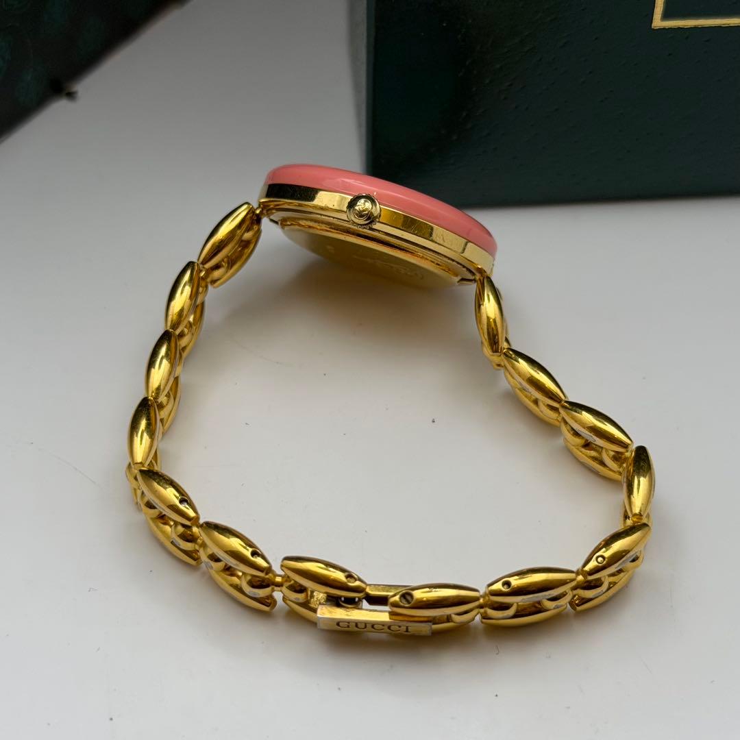 高騰中　動作未確認　グッチ　チェンジベゼル　11.12 箱説保　ベゼル11個付