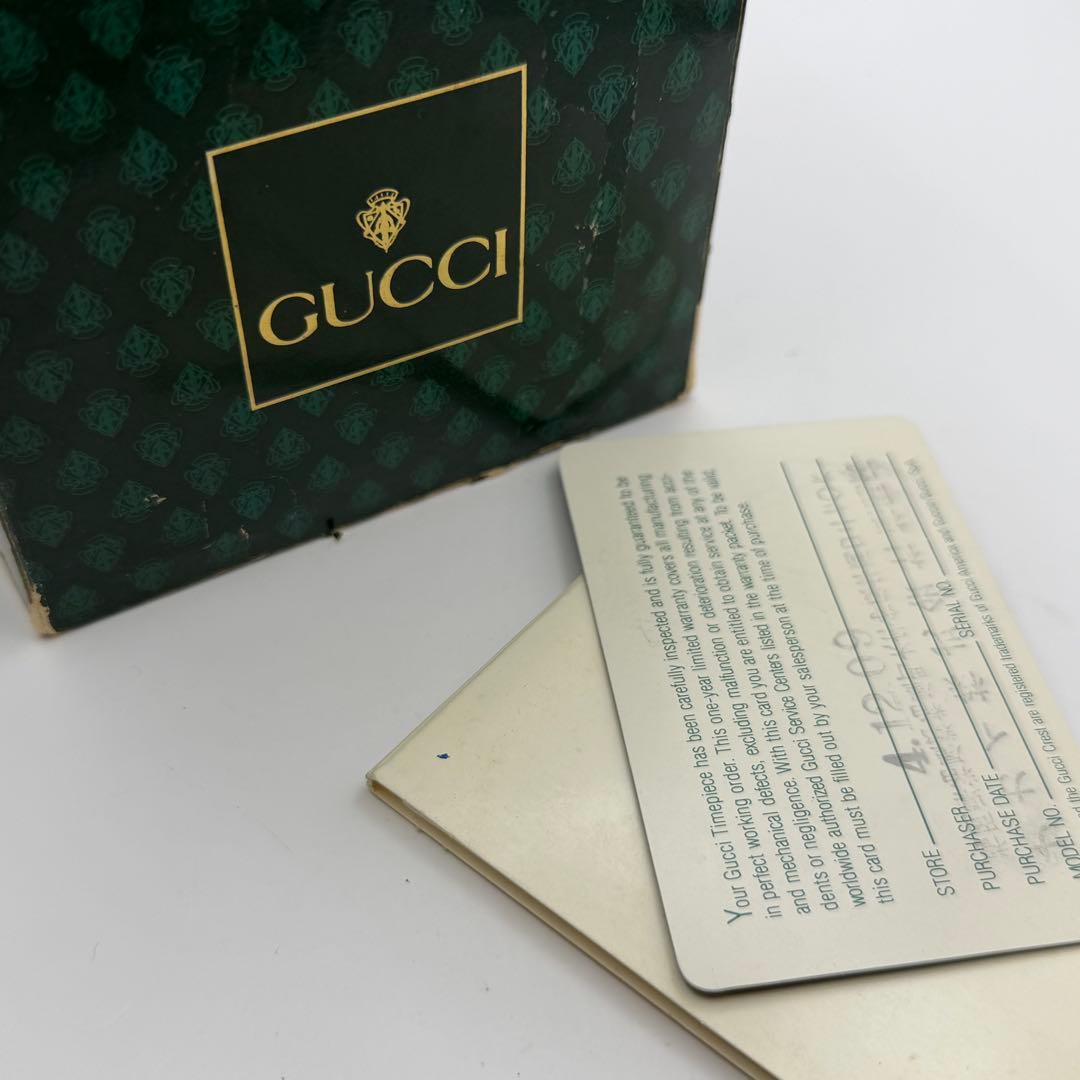 高騰中　動作未確認　グッチ　チェンジベゼル　11.12 箱説保　ベゼル11個付