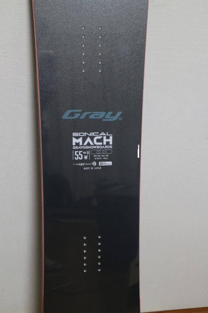 新品未使用 25-26 Gray SONICAL MACH 55W ver.C