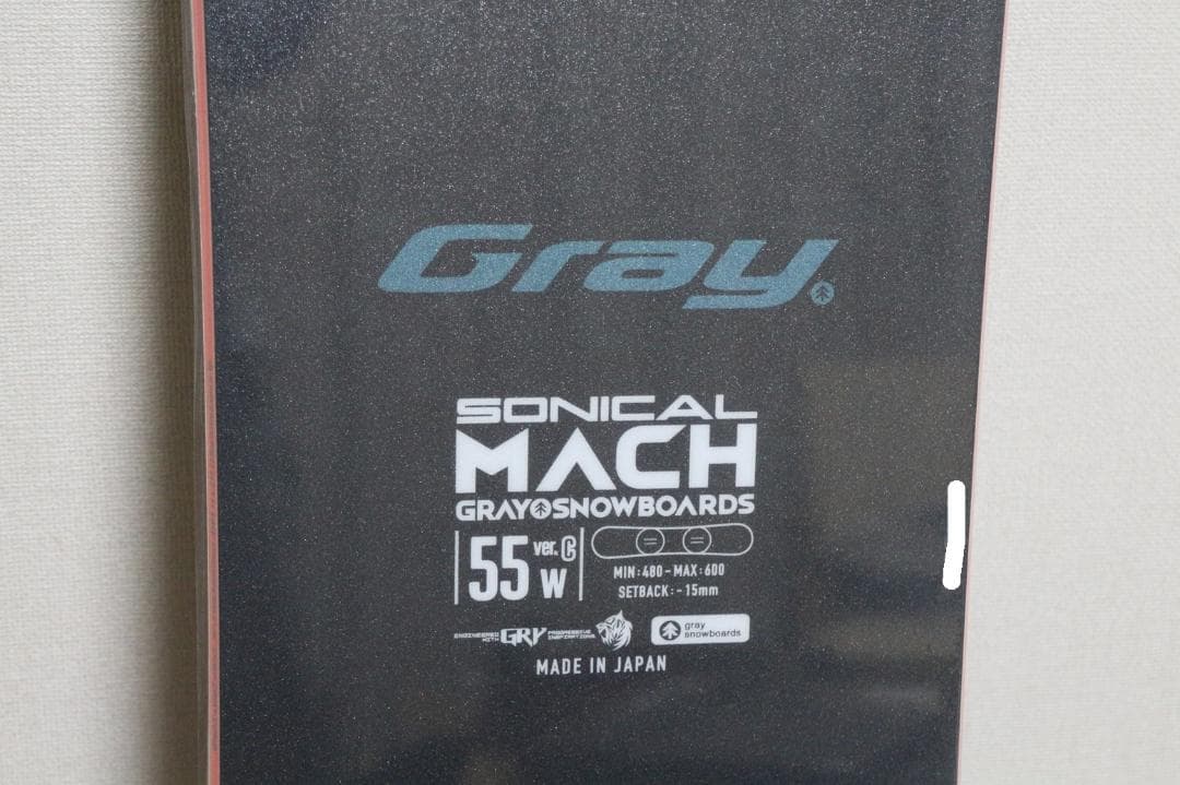 新品未使用 25-26 Gray SONICAL MACH 55W ver.C