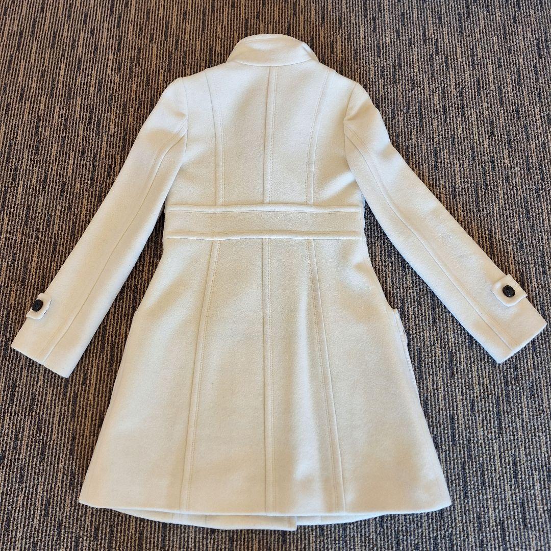 BURBERRY BLUE LABEL 白 ロングコート