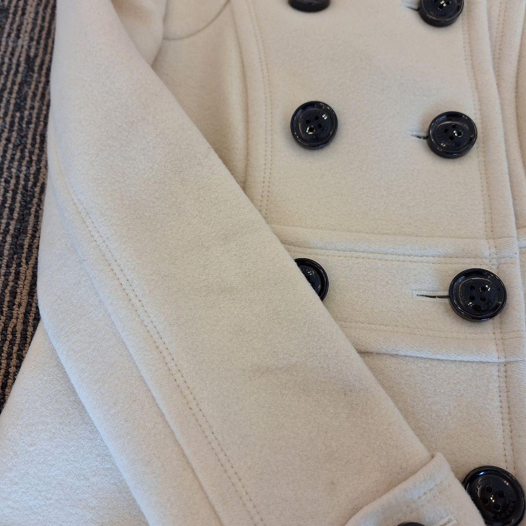 BURBERRY BLUE LABEL 白 ロングコート