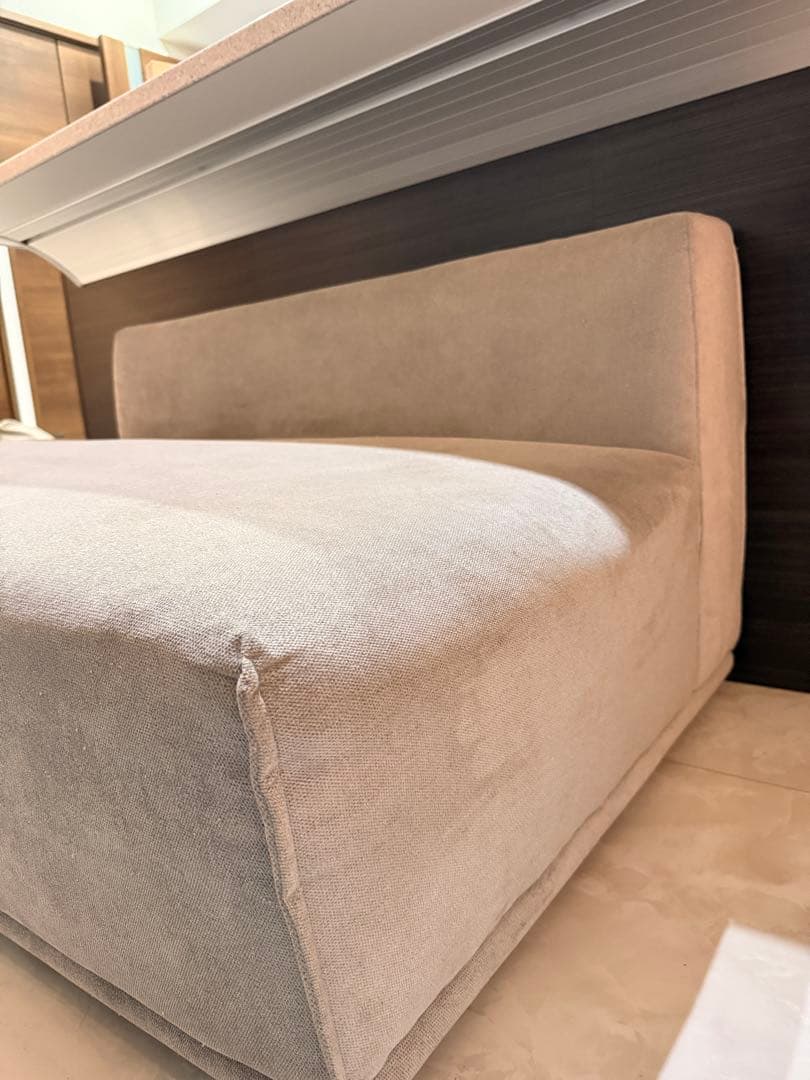 Francfranc メーネソファ 2 R ライトグレー （W1460）