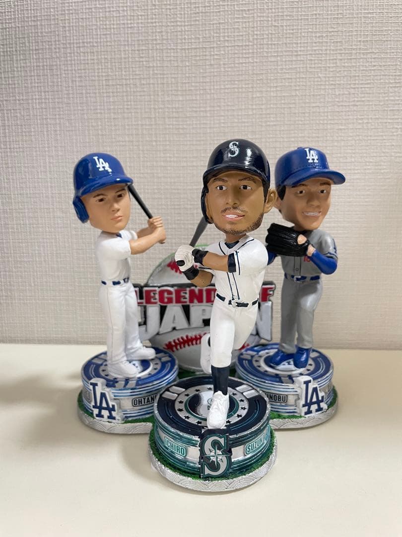 【世界限定224体】 大谷翔平 山本由伸 イチロー ボブルヘッド 稀少ナンバー