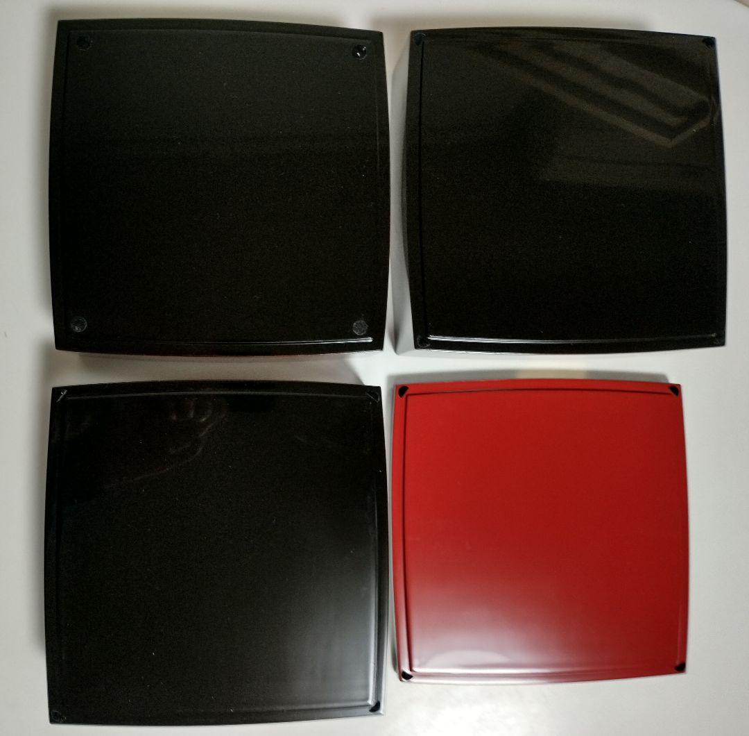 輪島塗　蒔絵六瓢の図　胴張三段重　重台付き　作家もの