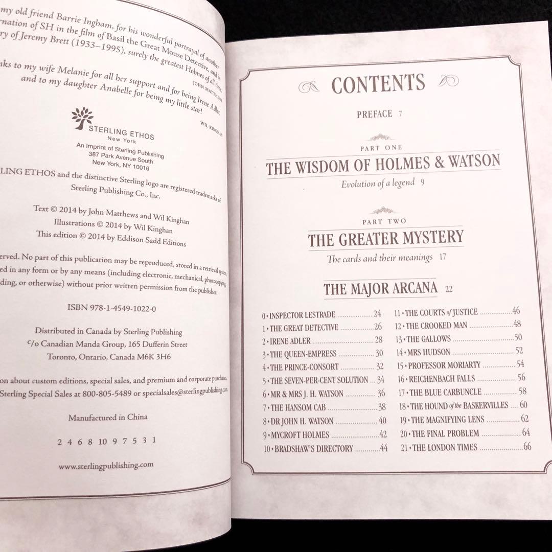 シャーロックホームズ タロットカード Sherlock Holmes Tarot