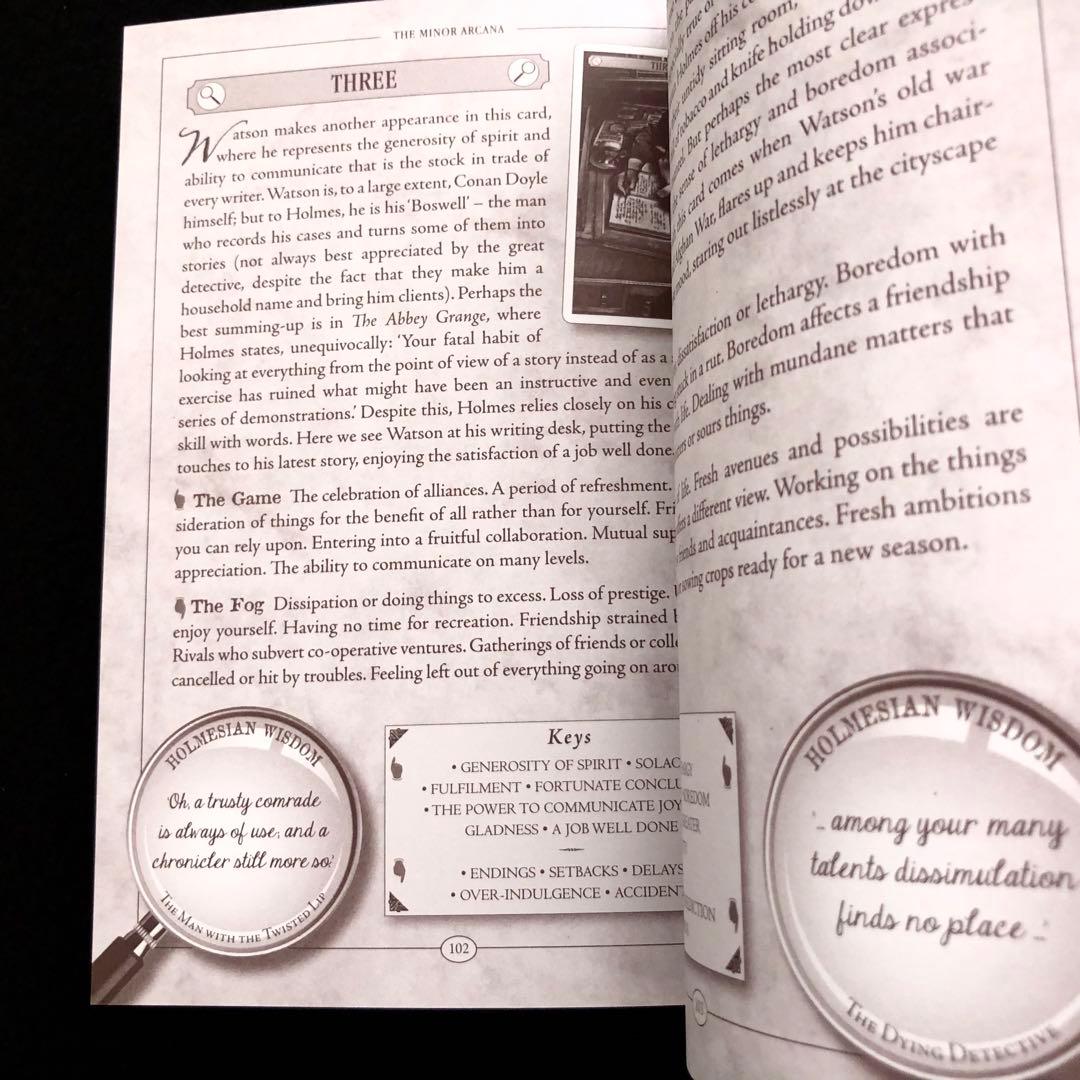 シャーロックホームズ タロットカード Sherlock Holmes Tarot