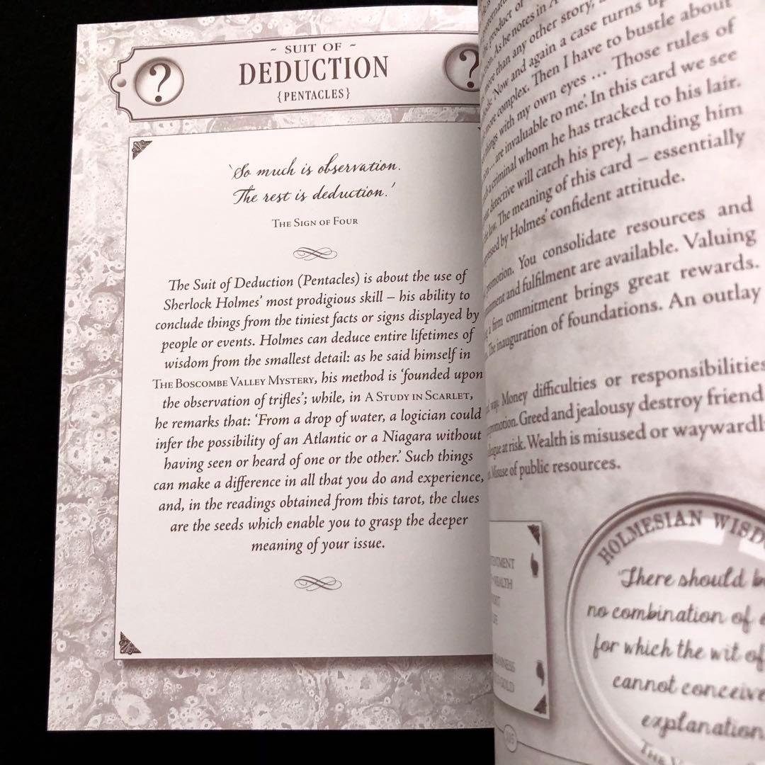 シャーロックホームズ タロットカード Sherlock Holmes Tarot