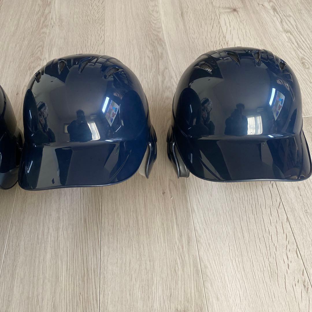 野球ヘルメットネイビー Oサイズ ヘルメット 4個セット
