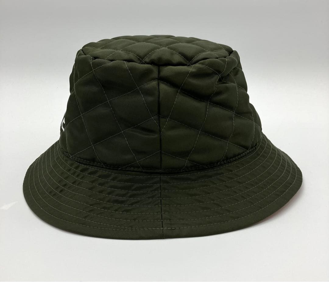 ⭐️ 極美品 セリーヌ ロゴ バケットハット ナイロン カーキ 鑑定済