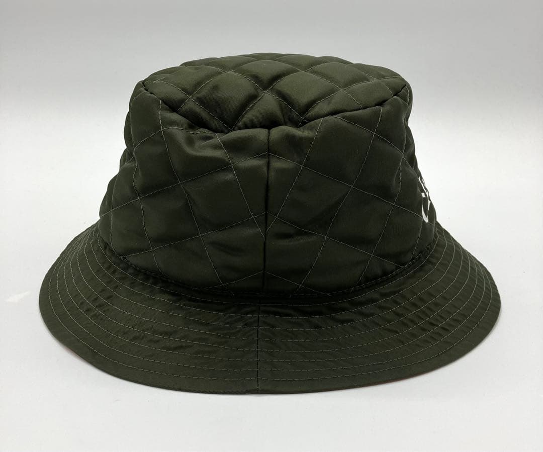 ⭐️ 極美品 セリーヌ ロゴ バケットハット ナイロン カーキ 鑑定済