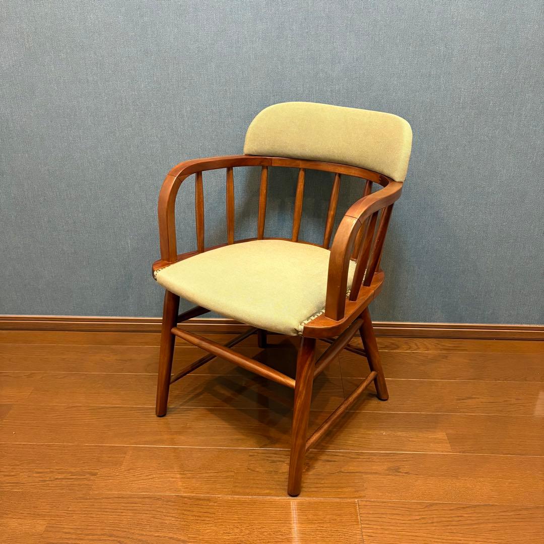 アクメファニチャー　オークス アームチェア カーキ