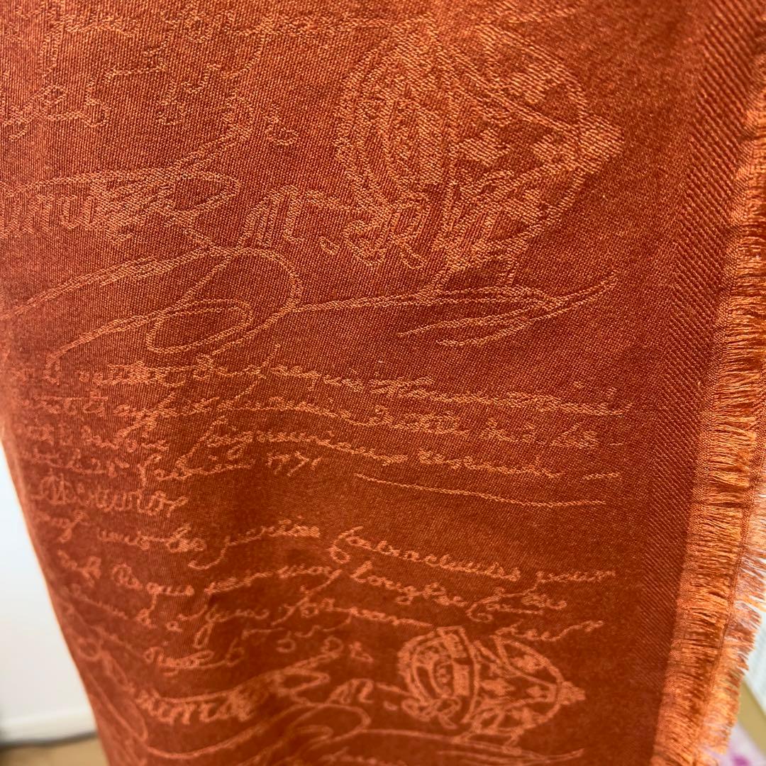 新品同様 定価14.4万円 ベルルッティ スクリットカシミヤストール マフラー