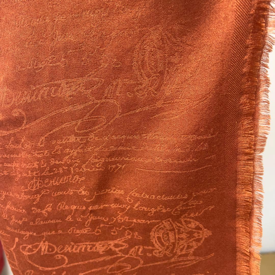 新品同様 定価14.4万円 ベルルッティ スクリットカシミヤストール マフラー