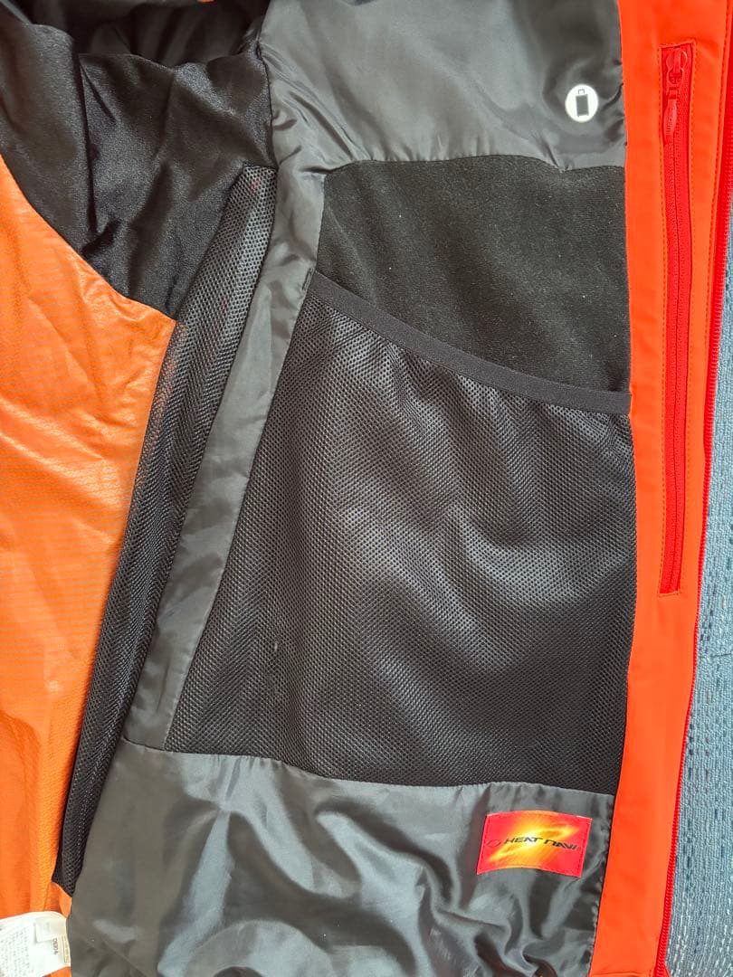 DESCENTE S.I.O.concept スキーウェア L オレンジ／白