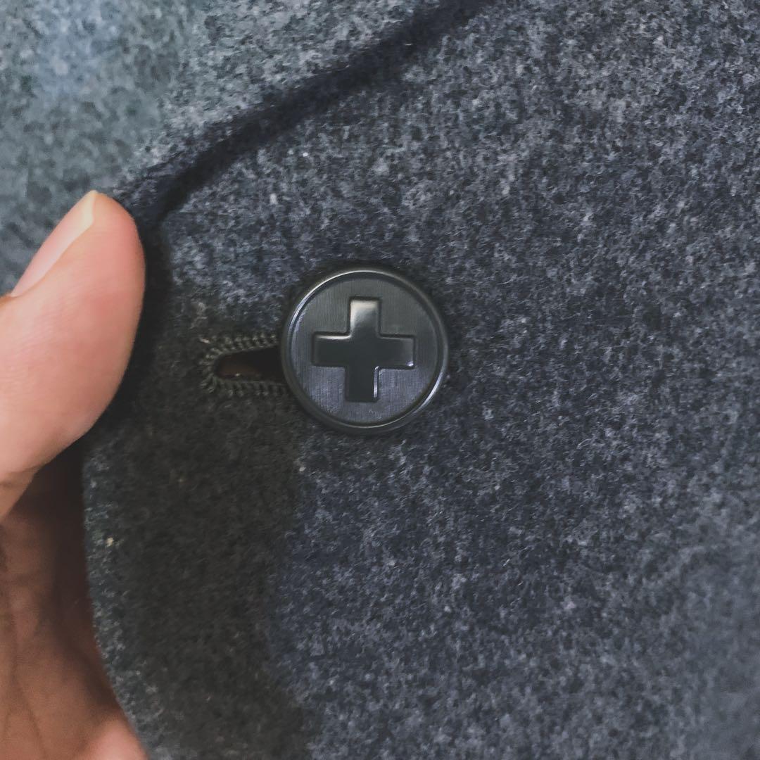 【超希少】　スイス軍　チェスターコート　【古着】