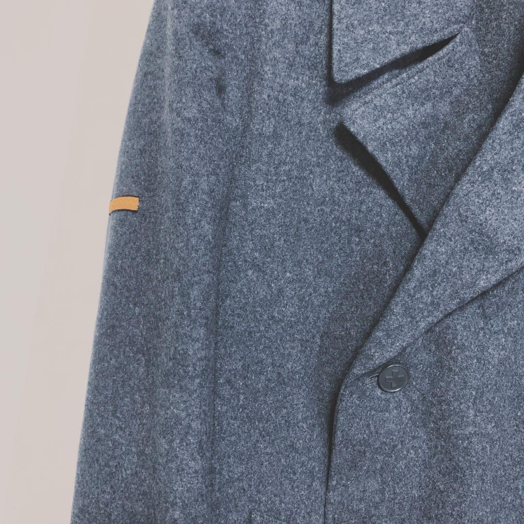 【超希少】　スイス軍　チェスターコート　【古着】