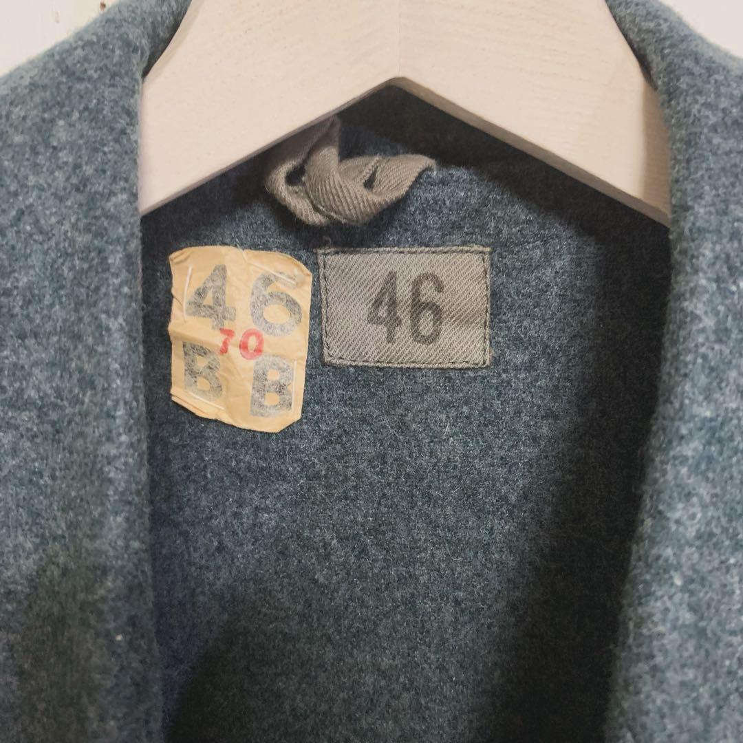 【超希少】　スイス軍　チェスターコート　【古着】