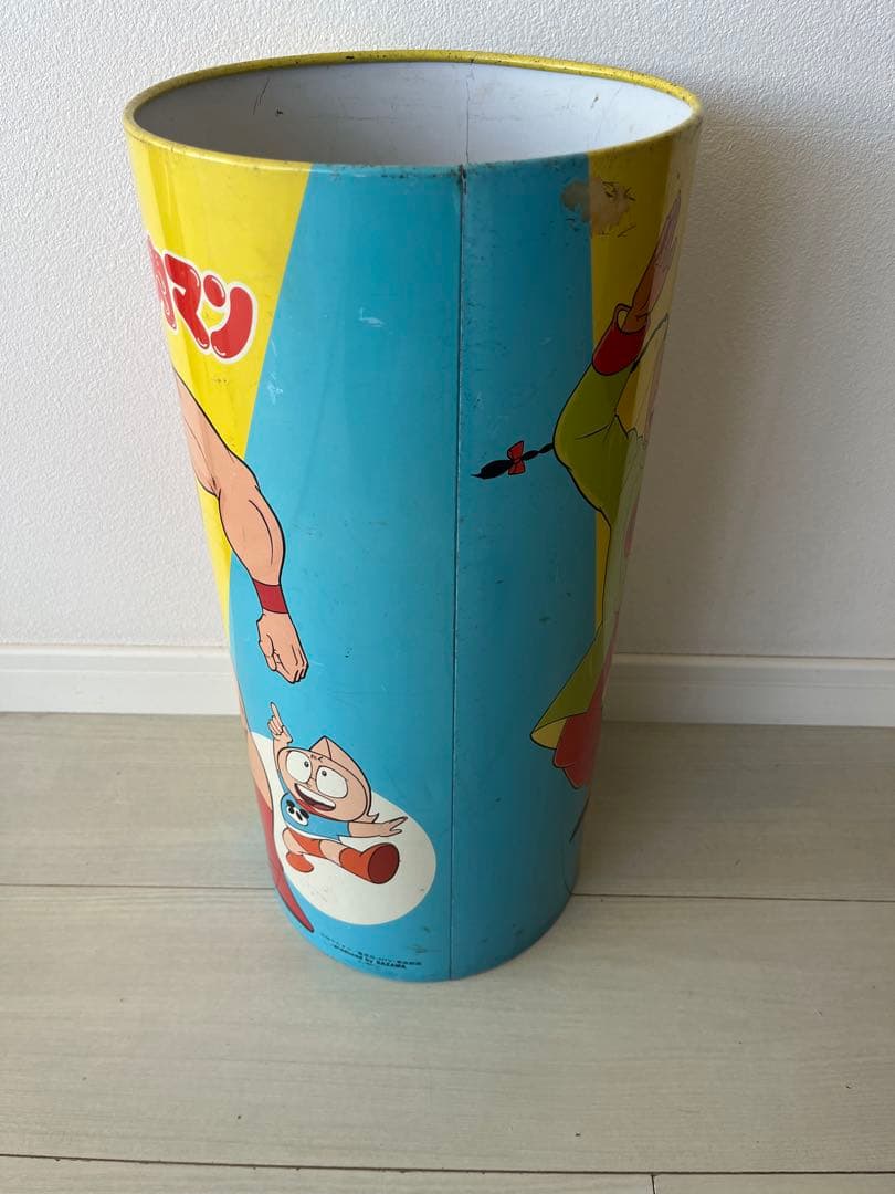 激レア　キン肉マン　ゴミ箱　ごみ箱　ダストボックス　約40年前　昭和