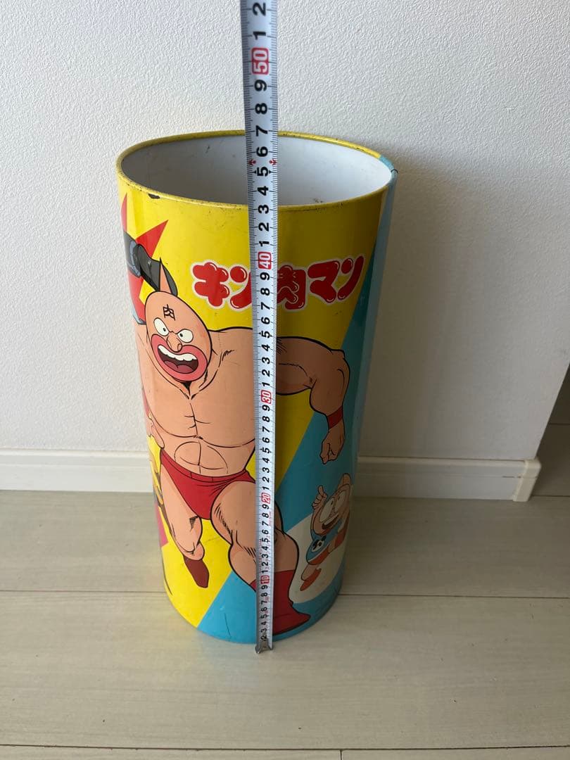 激レア　キン肉マン　ゴミ箱　ごみ箱　ダストボックス　約40年前　昭和