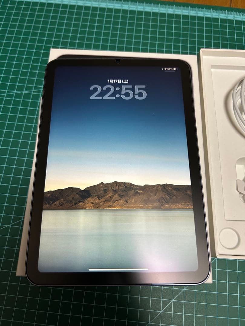 iPad mini 第6世代 Wi-Fi 64GB パープル　100%
