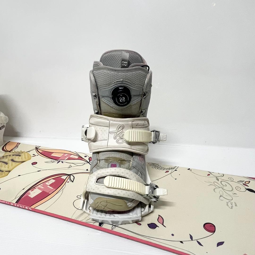 2点セット　K2 DC スノーボード　フルセット　女性用　バートン　ケース付き