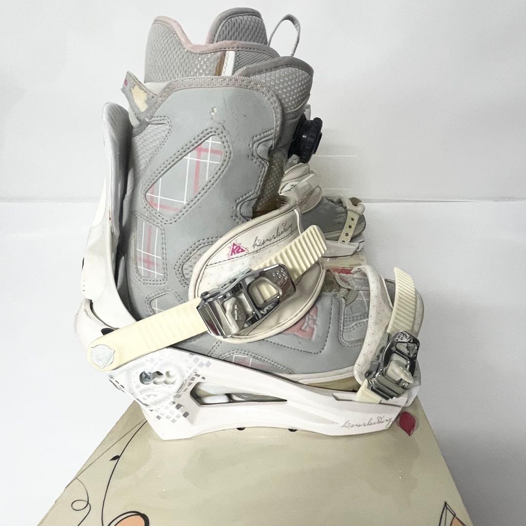 2点セット　K2 DC スノーボード　フルセット　女性用　バートン　ケース付き