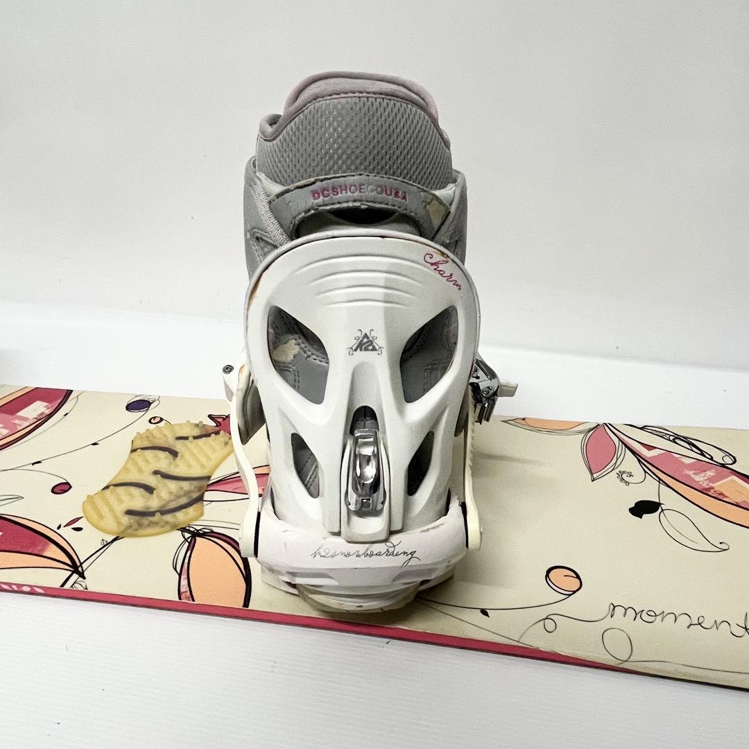 2点セット　K2 DC スノーボード　フルセット　女性用　バートン　ケース付き