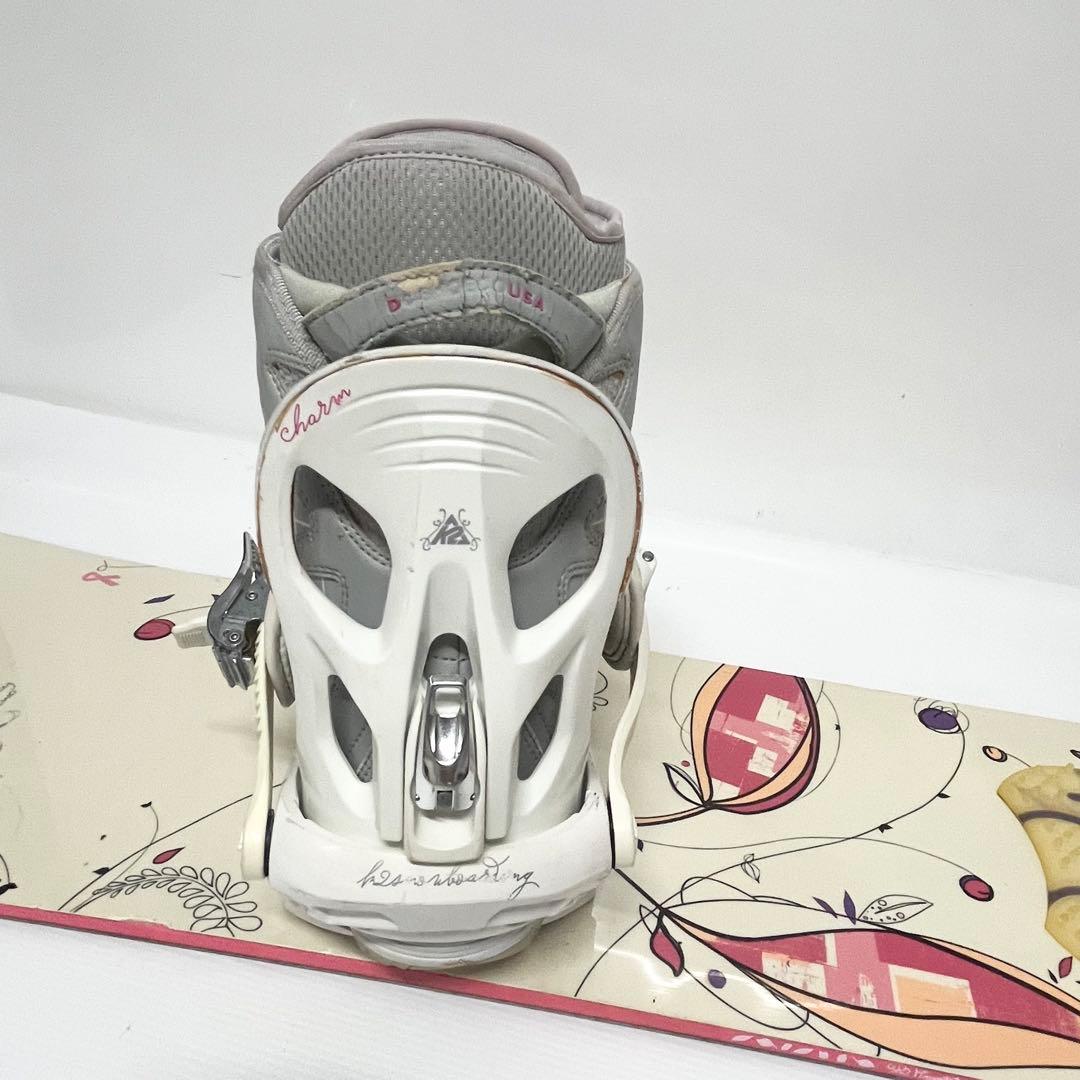 2点セット　K2 DC スノーボード　フルセット　女性用　バートン　ケース付き