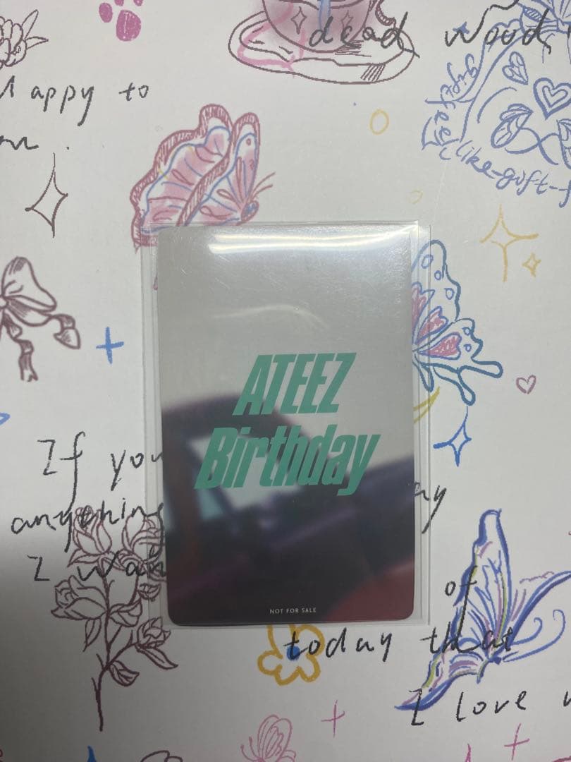 ateez サン birthday 当選サイン