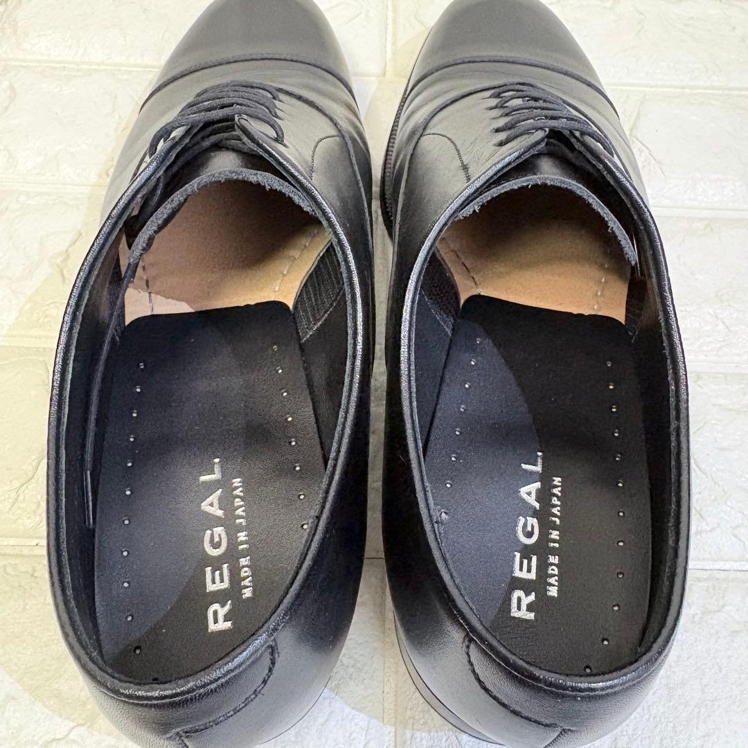 極美品✨REGAL リーガル ビジネスシューズ ストレートチップ 黒 26.5