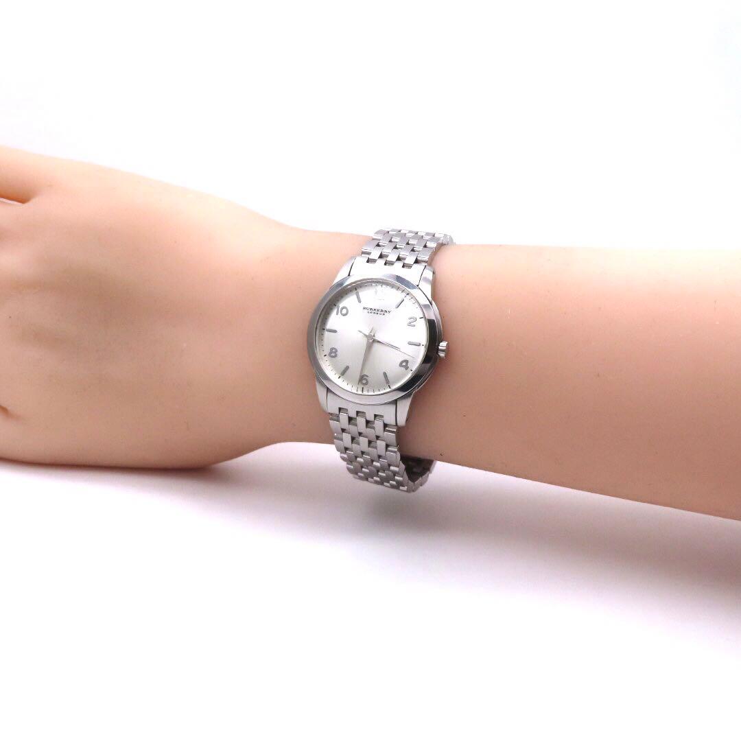 ☆極美品 BURBERRY バーバリー 1036 H27694 シルバー