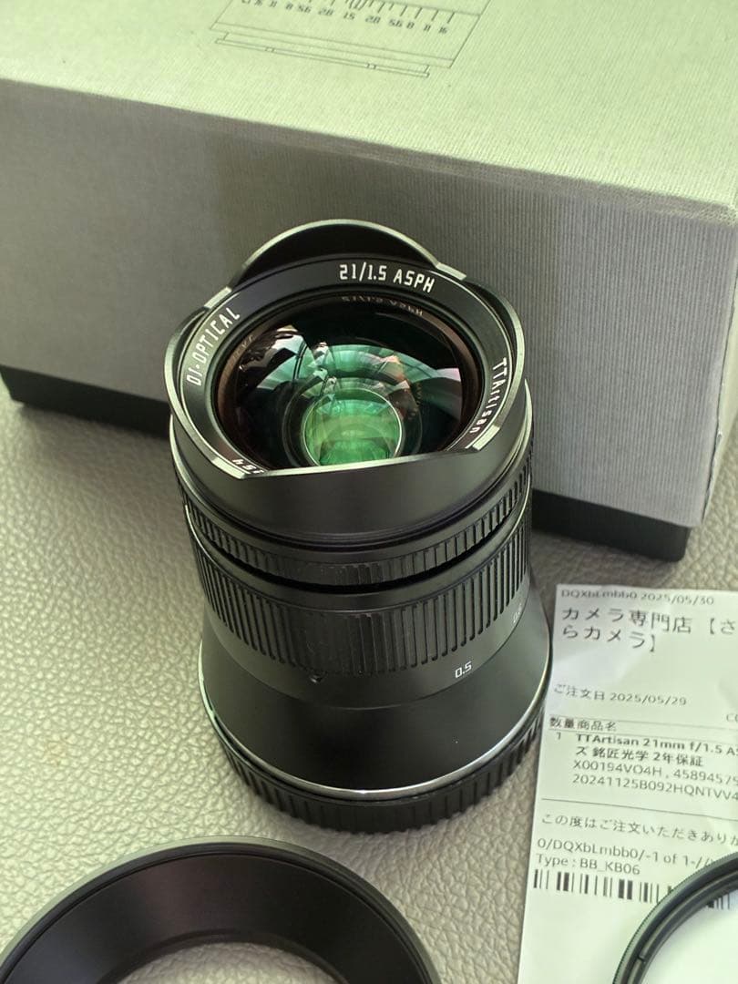 TTArtisan ❗️21mm F1.5 レンズ‼️