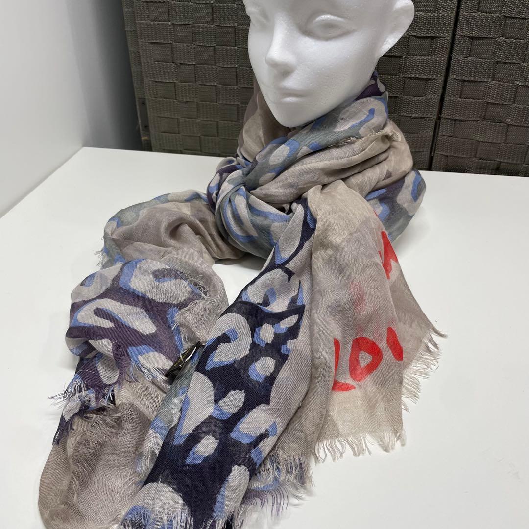 m*に様 Louis Vuitton レオパード柄 ストール