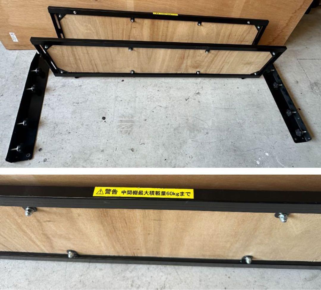 な*し様 値下げしました‼️N-VAN リア荷台棚 別注製作品 丈夫です