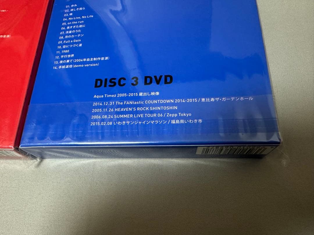 Aqua Timez ベスト RED BLUE team AQUA CD DVD