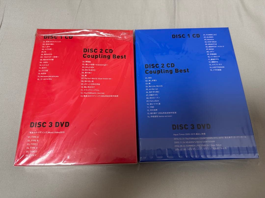 Aqua Timez ベスト RED BLUE team AQUA CD DVD