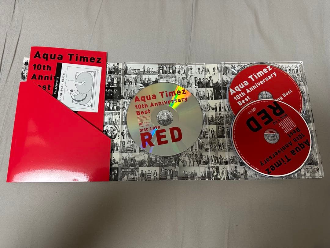 Aqua Timez ベスト RED BLUE team AQUA CD DVD