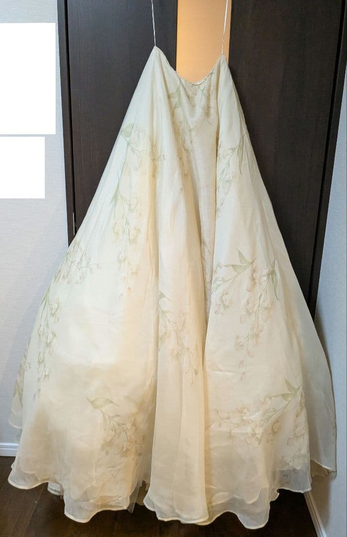 【cam】カラードレス9号　アトリエアイメ　パニエ・ドレスバック