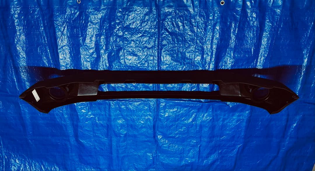 ショウワガレージのABSフロントバンパースポイラーとスキットプレート